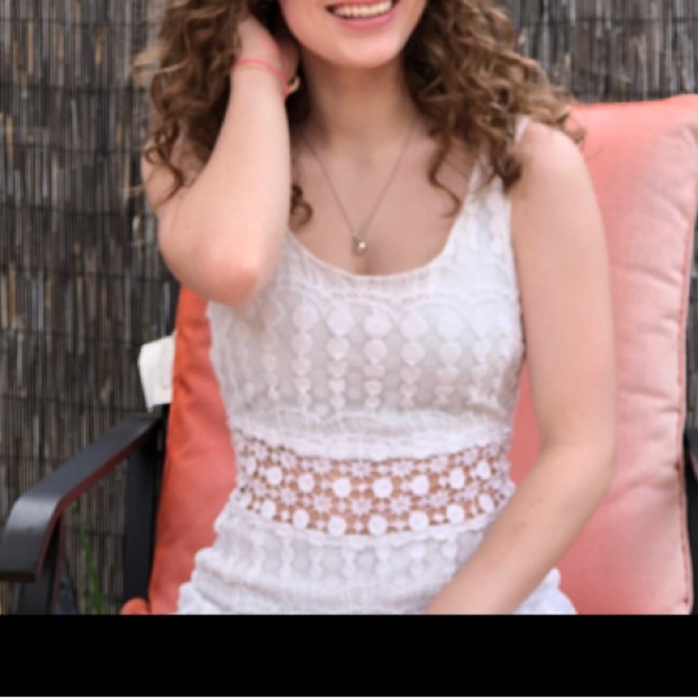 White lace dress Jrs